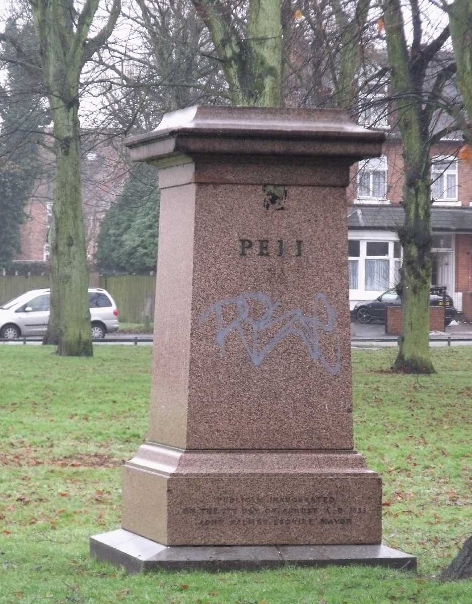 Robert Peel plinth